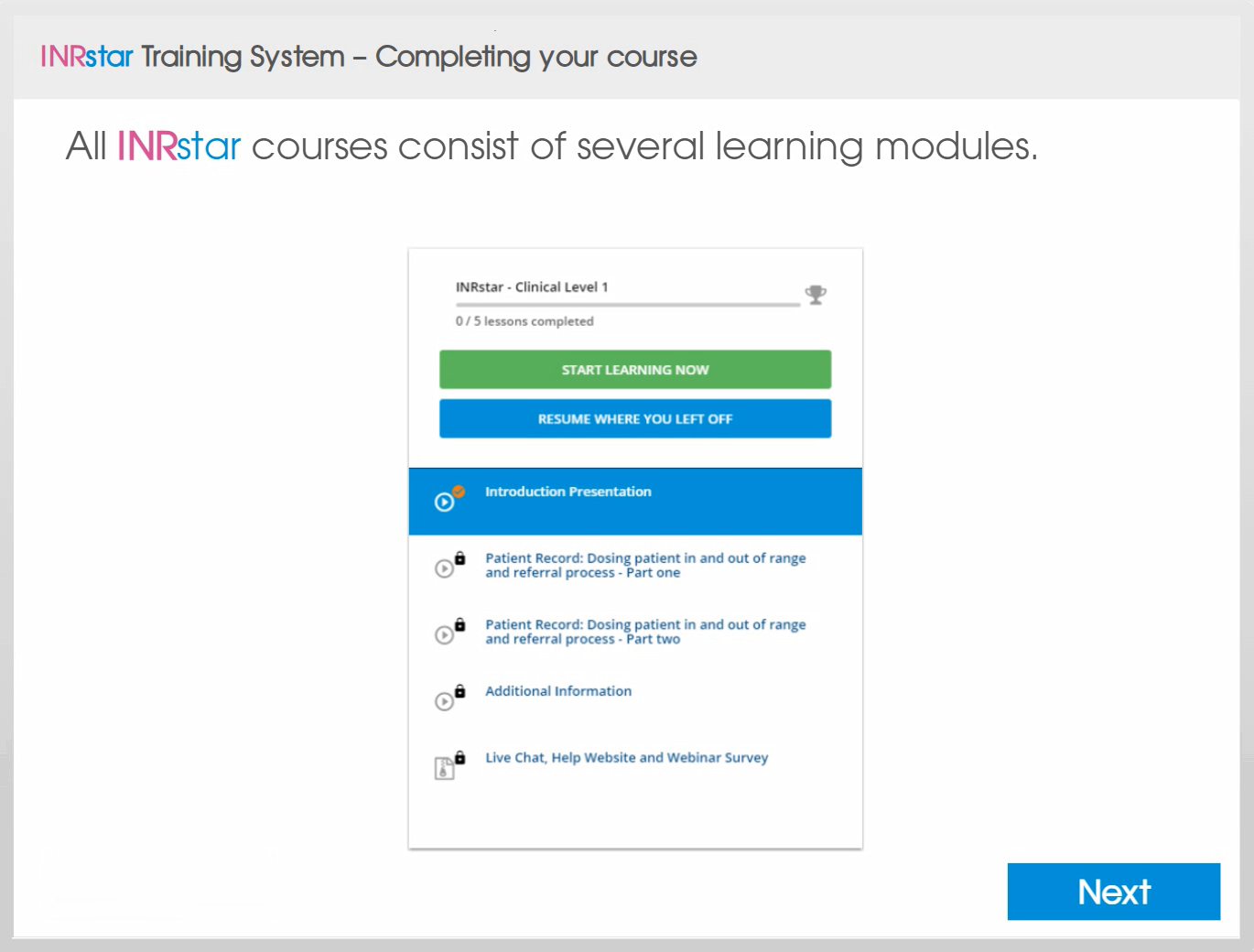 Completing Your Course Slide
