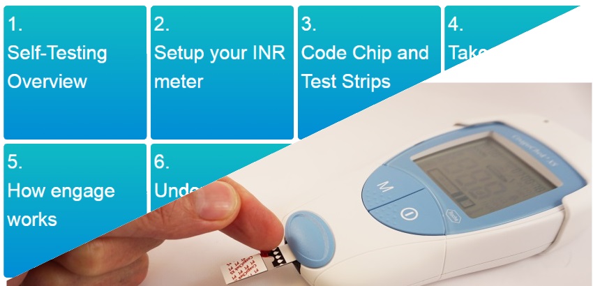 Performing an INR test